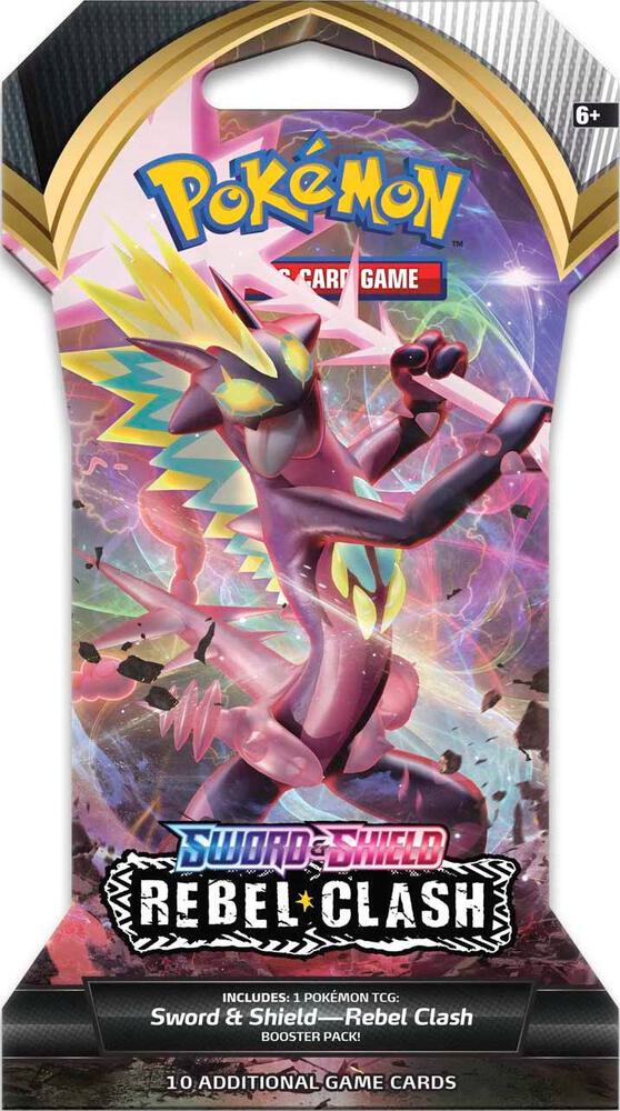POKEMON REBEL CLASH SLEEVED BOOSTER
