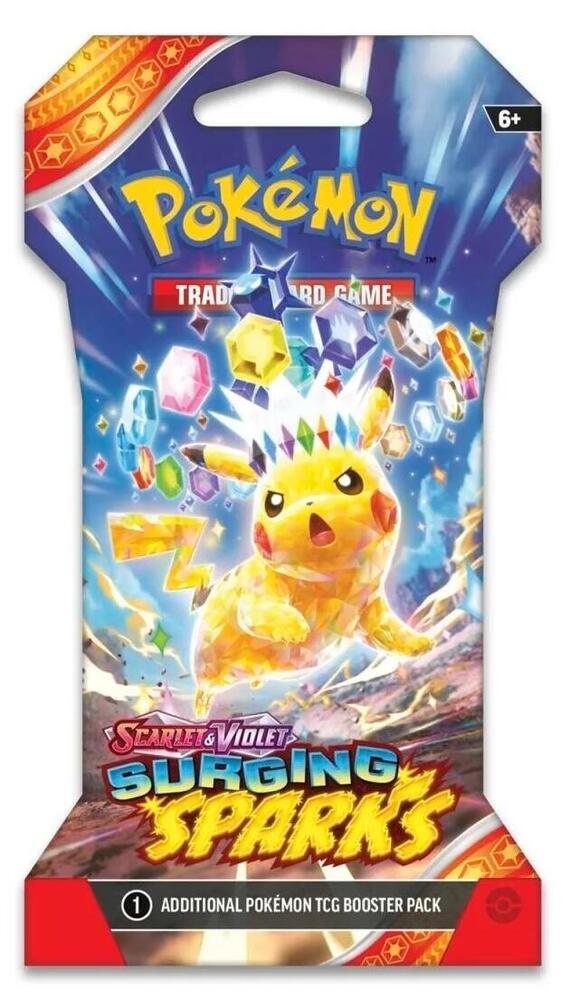 POKEMON SURGING SPARKS SLEEVED BOOSTER