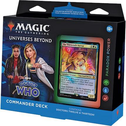 MAGIC THE GATHERING UNIVERSES BEYOND- DOCTOR WHO COMMANDER DECK PARADOX POWER