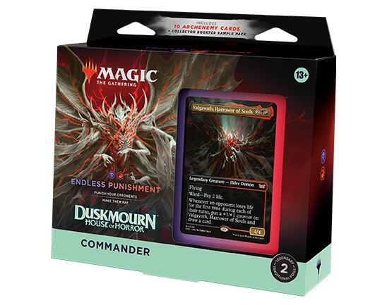 mtg duskmourn all cards MAGIC THE GATHERING DUSKMOURN COMMANDER DECK ENDLESS PUNISHMENT – Piccola Inc