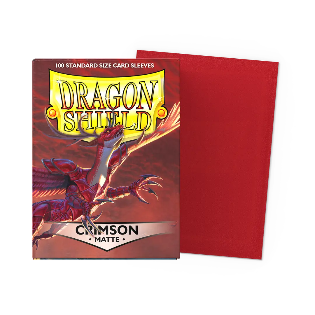 DRAGON SHIELD MATTE, CRIMSON (100)