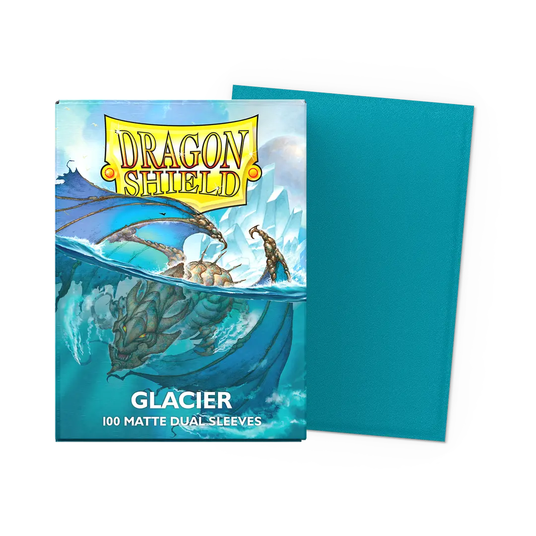 DRAGON SHIELD MATTE DUAL, GLACIER (100)