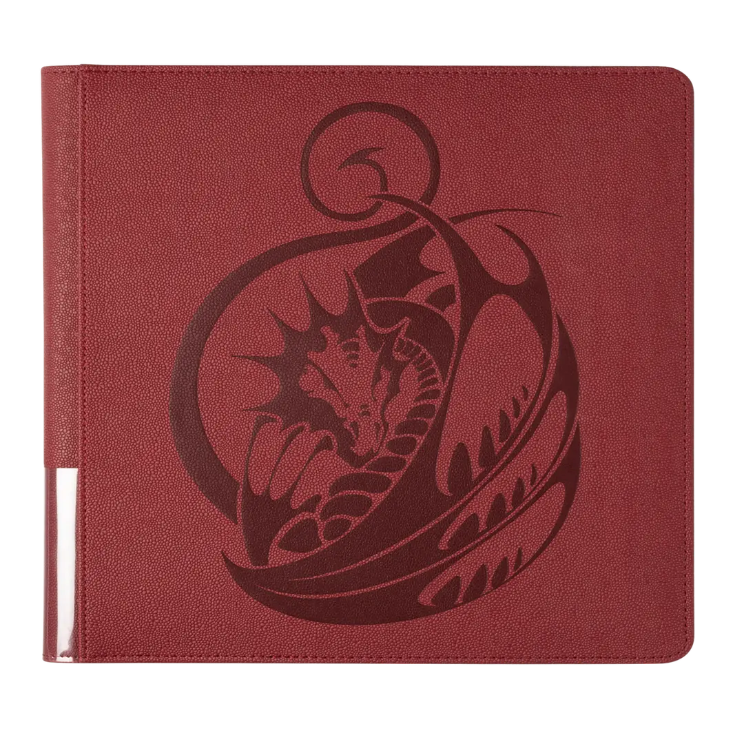 DRAGON SHIELD 12 POCKET ZIP XL BINDER, BLOOD RED