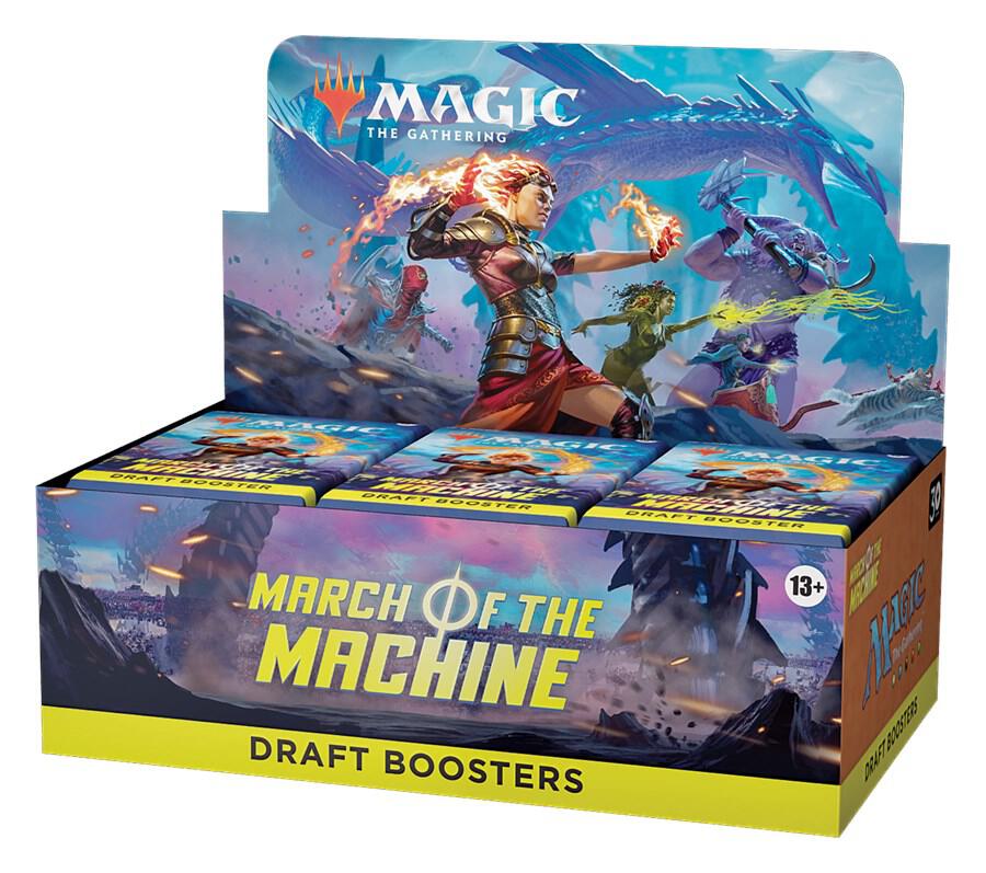 MAGIC THE GATHERING MARCH OF THE MACHINE DRAFT BOOSTER DISPLAY