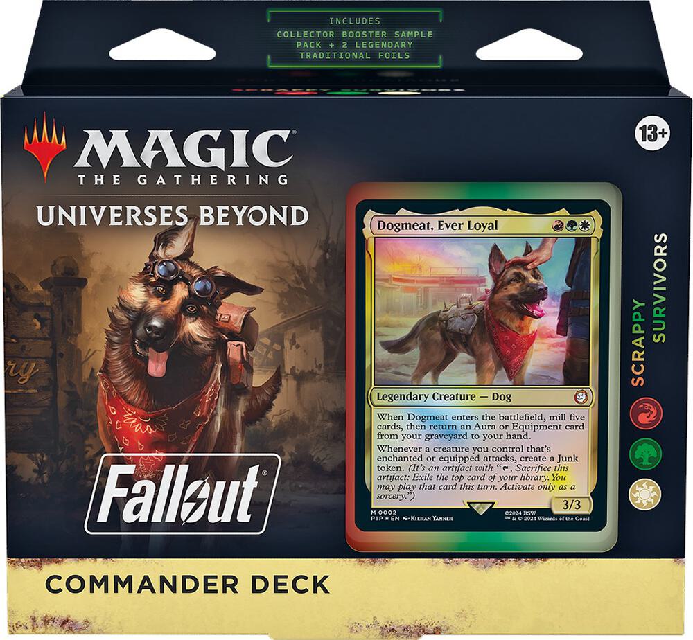 MAGIC THE GATHERING FALLOUT COMMANDER DECK SCRAPPY SURVIVORS