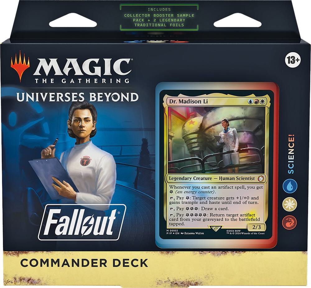 MAGIC THE GATHERING FALLOUT COMMANDER DECK SCIENCE