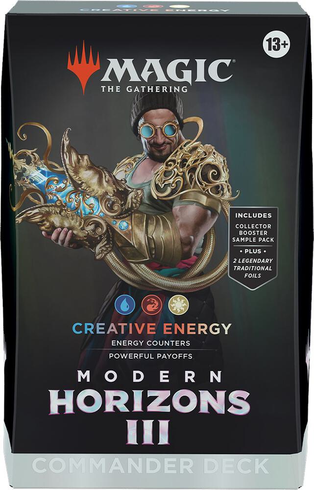 MAGIC THE GATHERING MODERN HORIZONS 3 COMMANDER DECK, CREATIVE ENERGY