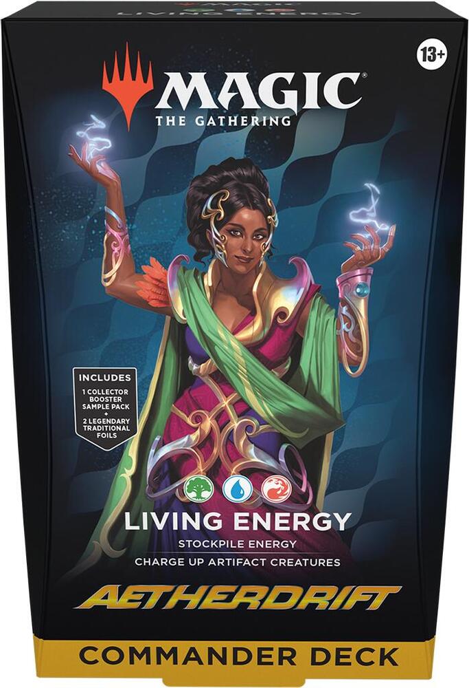 MAGIC THE GATHERING AETHERDRIFT COMMANDER DECK LIVING ENERGY