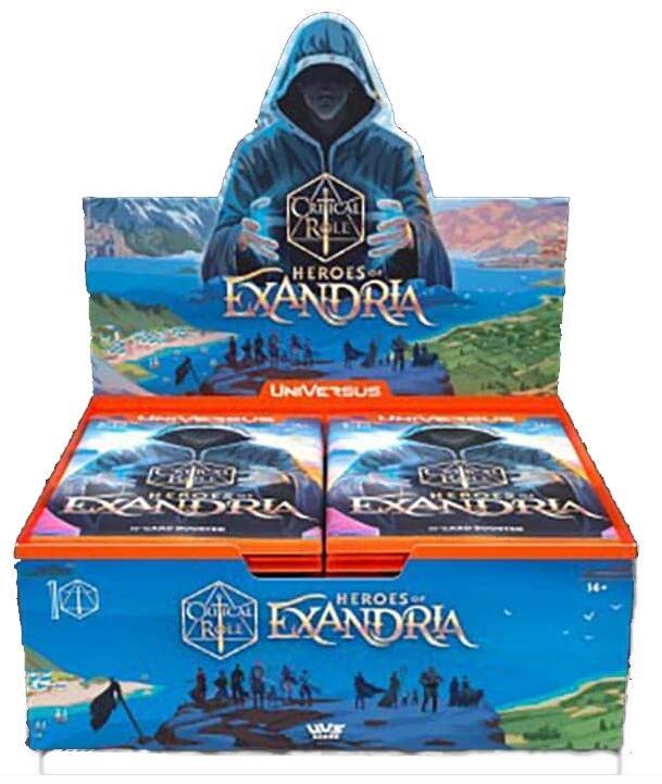 UNIVERSUS CRITICAL ROLE HEROES OF EXANDRIA BOOSTER DISPLAY