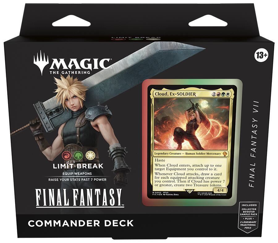 MAGIC THE GATHERING FINAL FANTASY COMMANDER DECK LIMIT BREAK