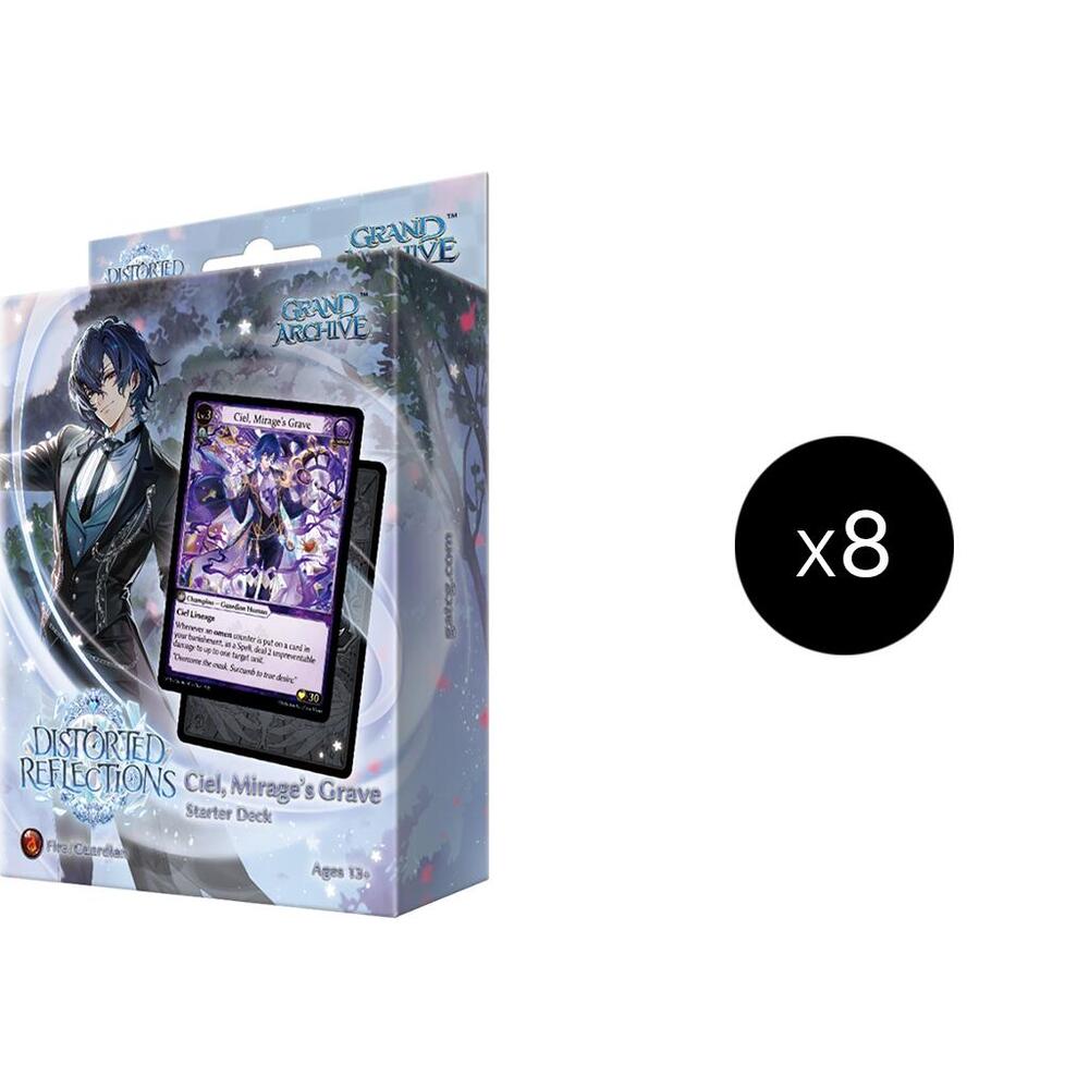 GRAND ARCHIVE DISTORTED REFLECTIONS CIEL, MIRAGE'S GRAVE STARTER DECK DISPLAY