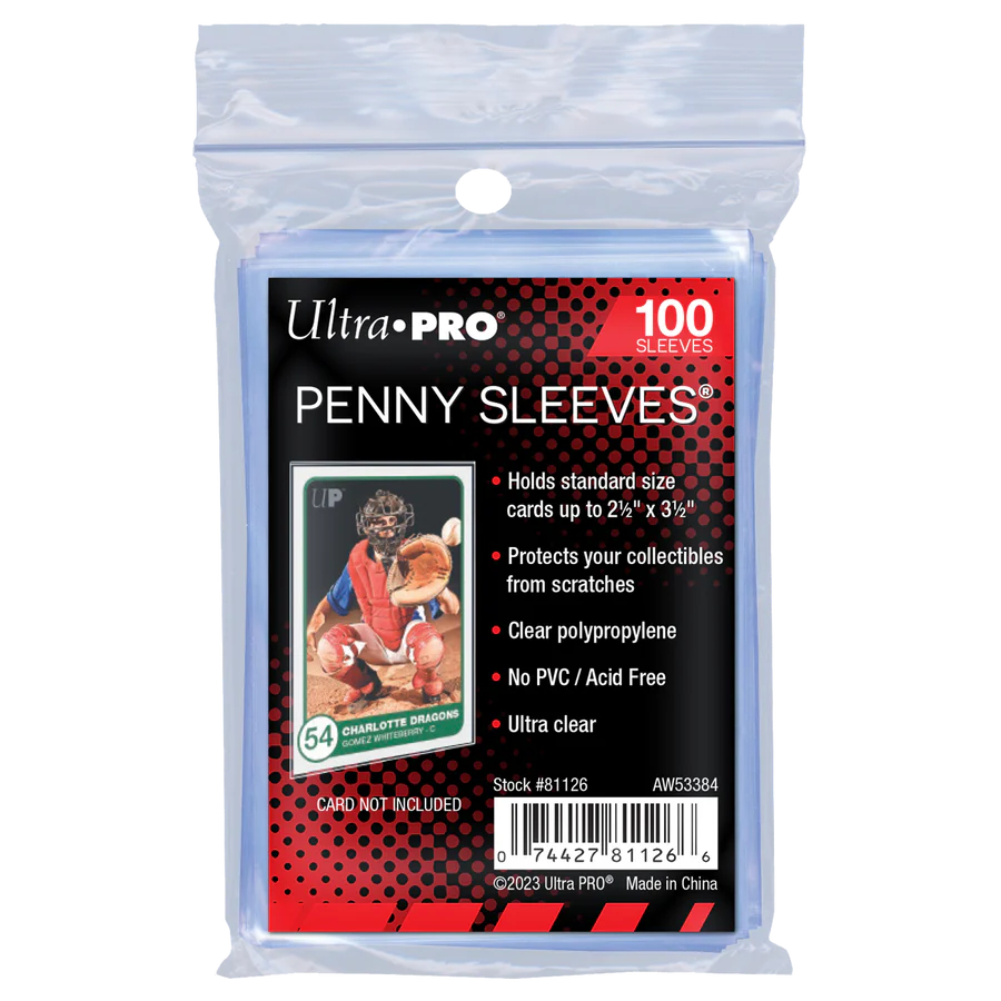 ULTRAPRO CLEAR SLEEVES (100)