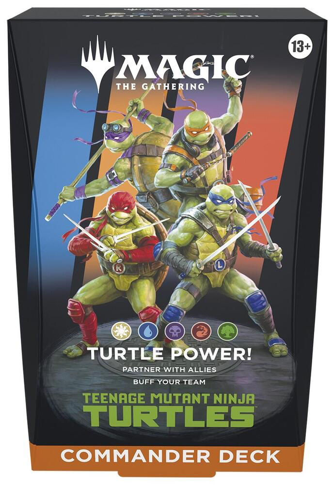 MAGIC THE GATHERING TEENAGE MUTANT NINJA TURTLES COMMANDER DECK