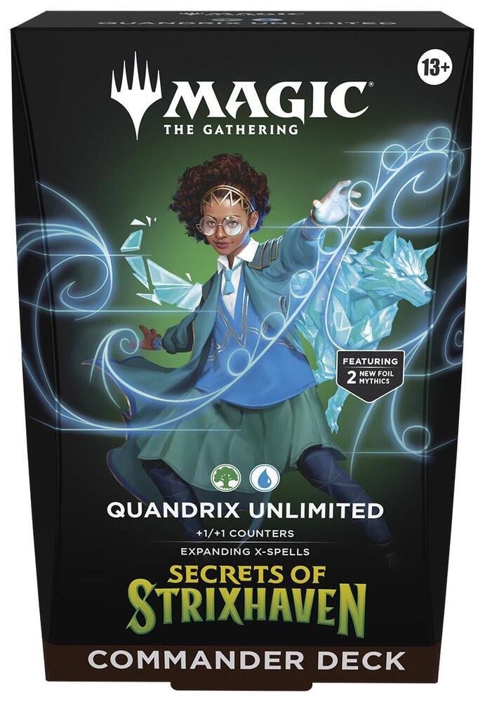 MAGIC THE GATHERING SECRETS OF STRIXHAVEN COMMANDER DECK, QUANDRIX UNLIMITED