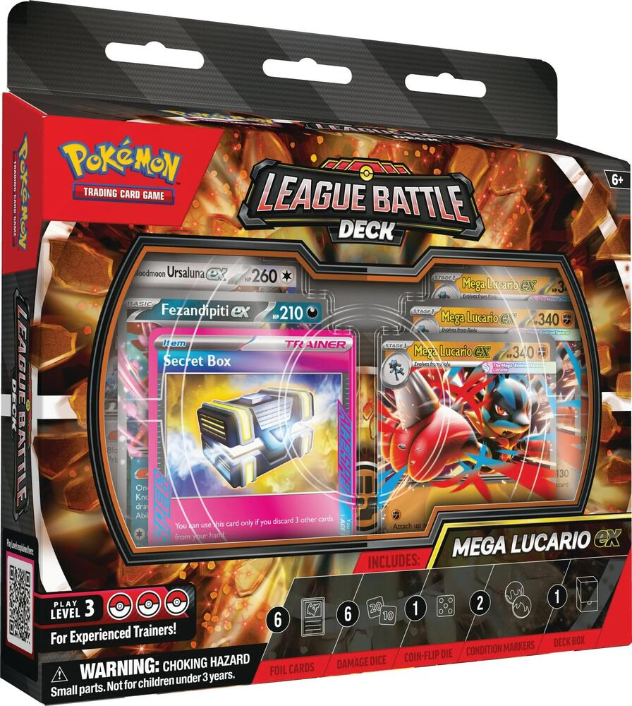 POKEMON MEGA LUCARIO EX LEAGUE BATTLE DECK