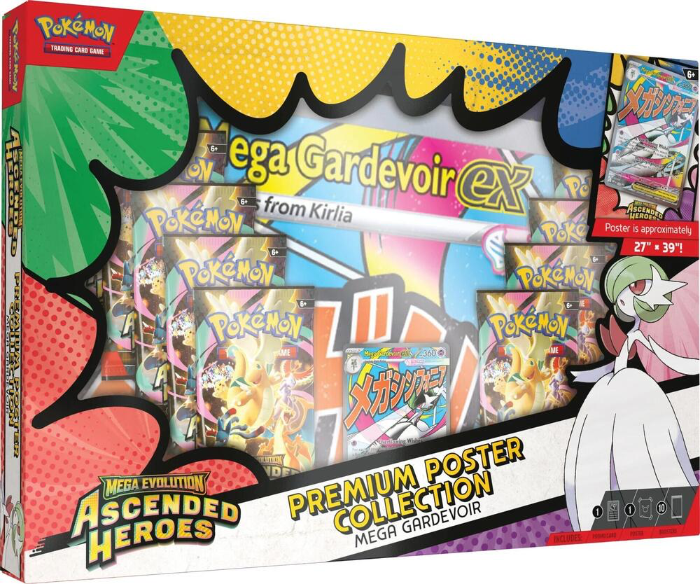 POKEMON ASCENDED HEROES PREMIUM POSTER COLLECTION (MEGA GARDEVOIR/MEGA LUCARIO) (1 of 2)