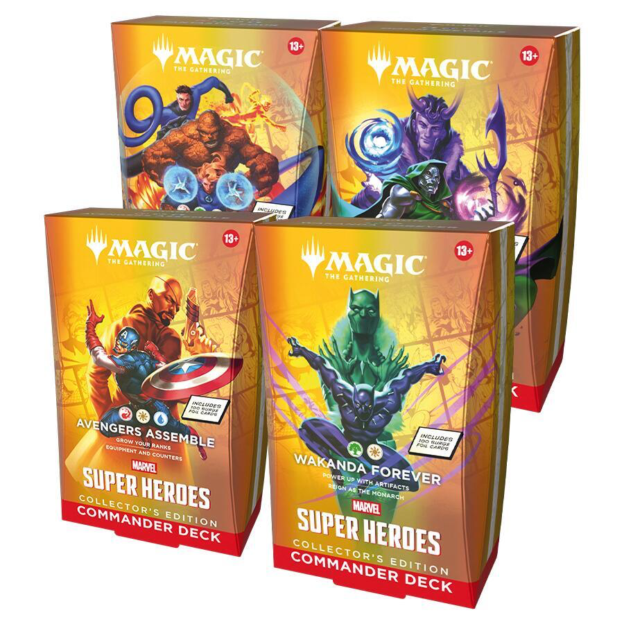 MAGIC THE GATHERING MARVEL SUPER HEROES COMMANDER DECK, COLLECTOR EDITION
