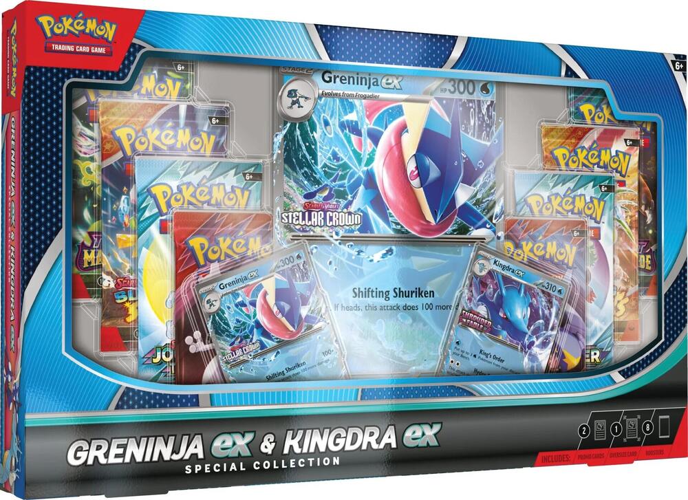 POKEMON GRENINJA EX & KINGDRA EX SPECIAL COLLECTION