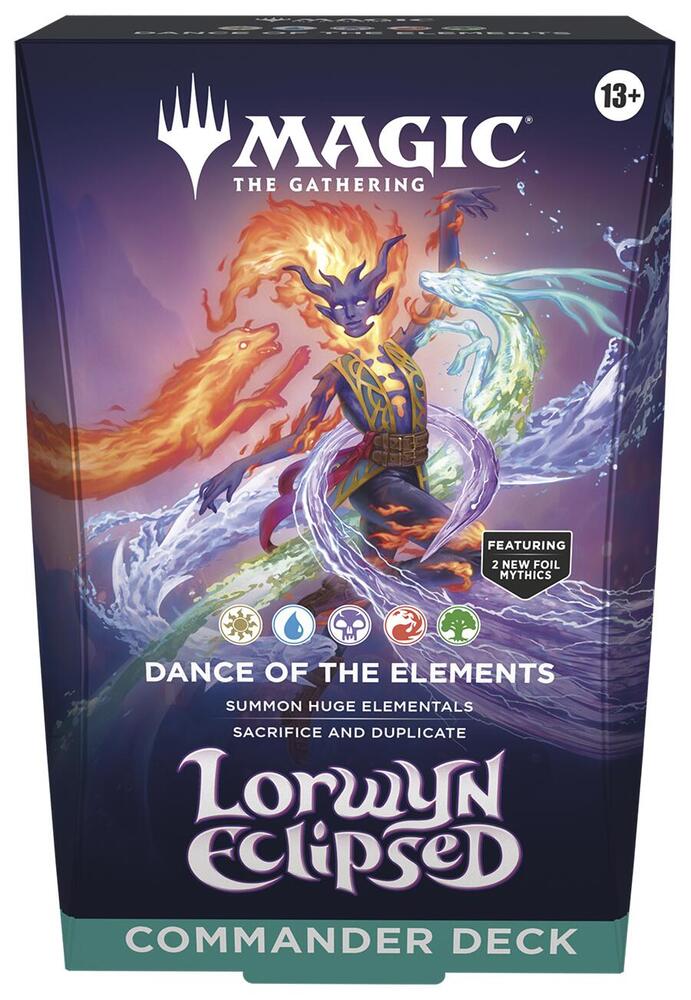 MAGIC THE GATHERING LORWYN ECLIPED COMMANDER DECK, DANCE OF THE ELEMENTS