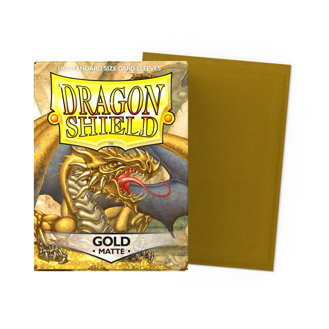 DRAGON SHIELD MATTE, GOLD