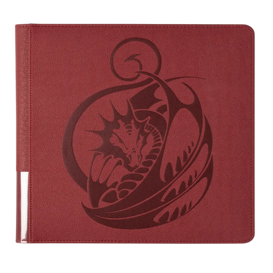 DRAGON SHIELD 12 POCKET ZIP XL BINDER, BLOOD RED