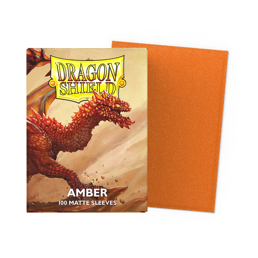 DRAGON SHIELD MATTE, AMBER (100)