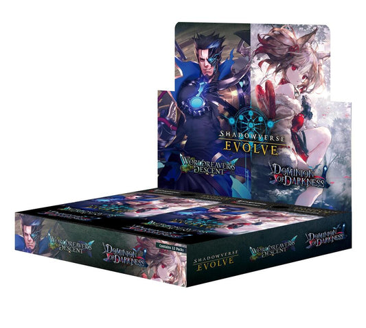 SHADOWVERSE WORLDREAVER'S DESCENT & DOMINION OF DARKNESS COMBINED SET DISPLAY