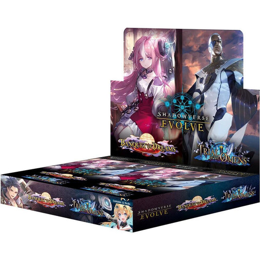 SHADOWVERSE EVOLVED BANQUET OF DREAMS & TRIAL OF OMENS COMBINED BOOSTER DISPLAY