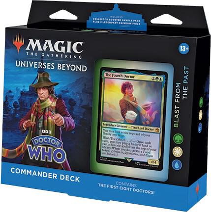 MAGIC THE GATHERING UNIVERSES BEYOND- DOCTOR WHO COMMANDER DECK BLAST FROM THE PAST