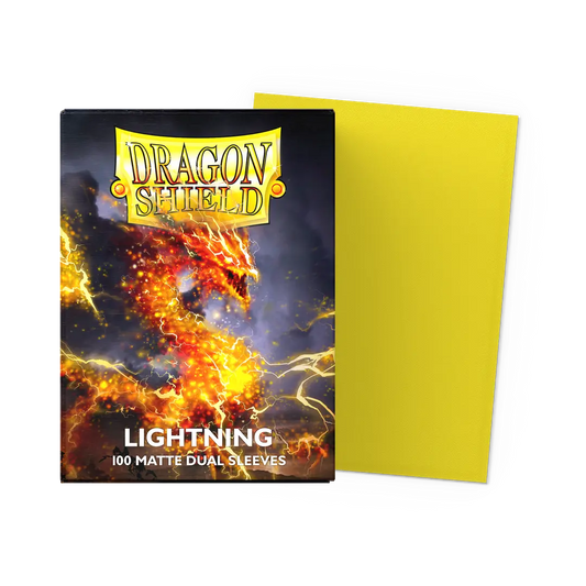 DRAGON SHIELD MATTE DUAL, LIGHTNING (100)