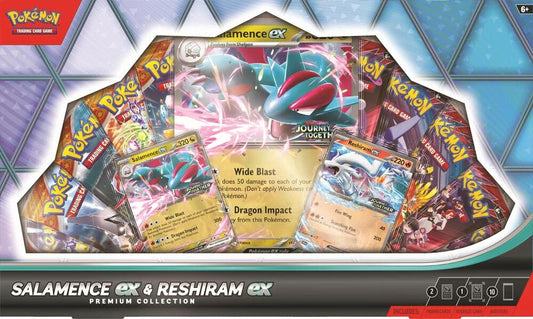 POKEMON SALAMENCE EX & RESHIRAM EX PREMIUM COLLECTION