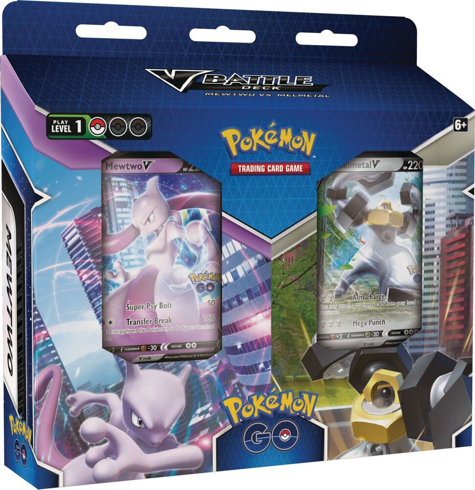 POKEMON GO V BATTLE DECK BUNDLE (MEWTWO V / MELMETAL V)