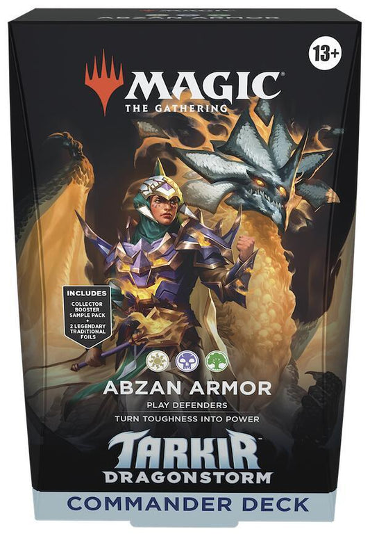 MAGIC THE GATHERING TARKIR DRAGONSTORM COMMANDER DECK ABZAN ARMOR
