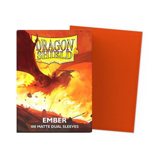 DRAGON SHIELD MATTE DUAL, EMBER (100)