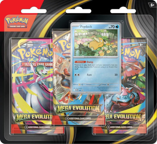 POKEMON MEGA EVOLUTIONS 3 PACK BLISTER