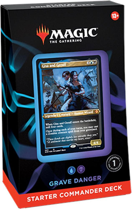 MAGIC THE GATHERING STARTER COMMANDER DECK GRAVE DANGER