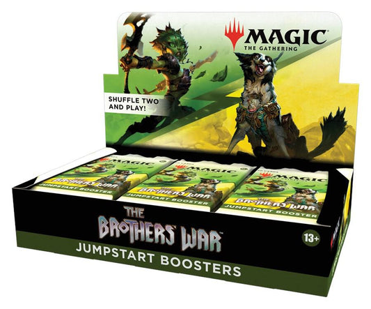 MAGIC THE GATHERING THE BROTHERS WAR JUMPSTART BOOSTER DISPLAY