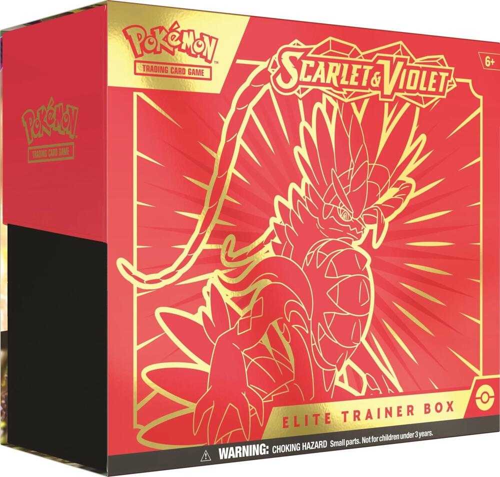 POKEMON SCARLET & VIOLET ELITE TRAINER BOX (RED)(KORAIDON)