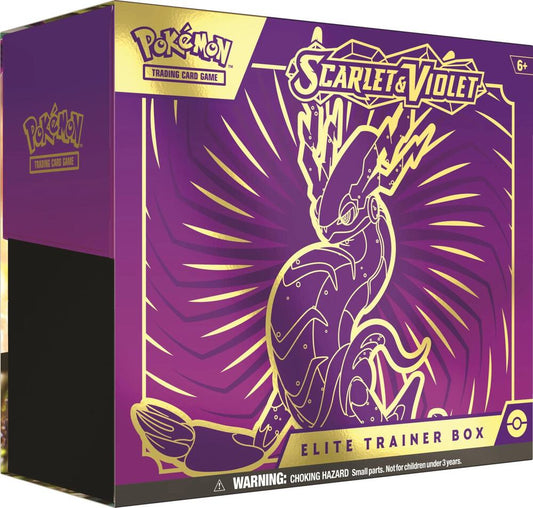 POKEMON SCARLET & VIOLET ELITE TRAINER BOX (PURPLE)(MIRAIDON)