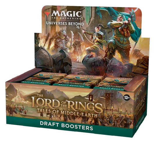 MAGIC THE GATHERING LORD OF THE RINGS TALES OF MIDDLE-EARTH DRAFT BOOSTER DISPLAY