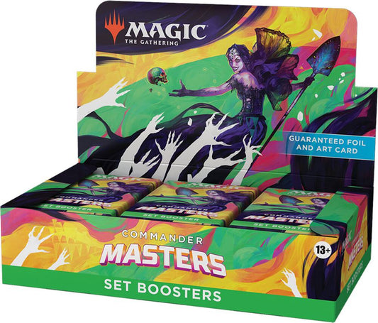 MAGIC THE GATHERING COMMANDER MASTERS SET BOOSTER DISPLAY