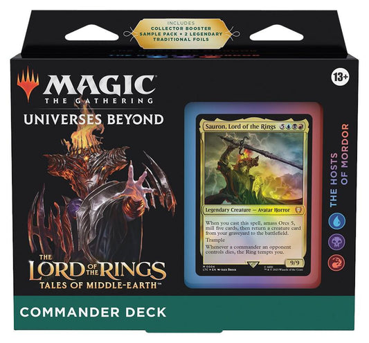 MAGIC THE GATHERING LORD OF THE RINGS TALES OF MIDDLE-EARTH COMMANDER DECK, THE HOST OF MORDOR