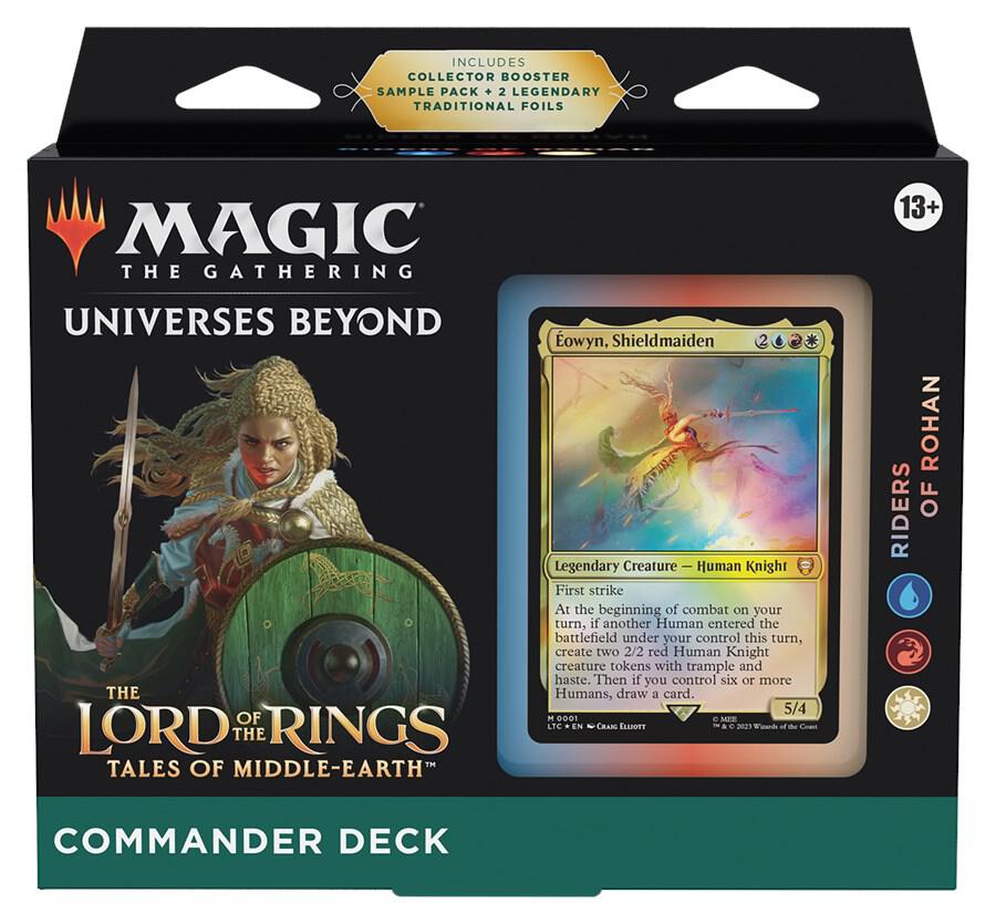 MAGIC THE GATHERING LORD OF THE RINGS TALES OF MIDDLE-EARTH COMMANDER DECK, RIDERS OF ROHAN