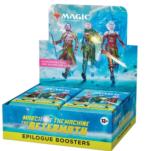 MAGIC THE GATHERING MARCH OF THE MACHINE AFTERMATH EPILOGUE BOOSTER DISPLAY