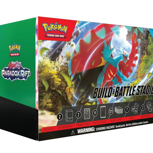 POKEMON SCARLET & VIOLET PARADOX RIFT BUILD & BATTLE STADIUM