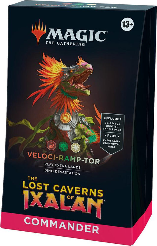 MAGIC THE GATHERING LOST CAVERNS OF IXALAN COMMANDER DECK VELOCI-RAMP-TOR