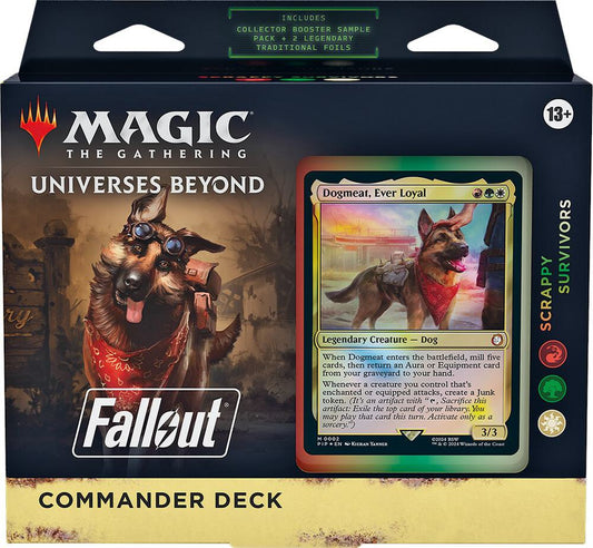 MAGIC THE GATHERING FALLOUT COMMANDER DECK SCRAPPY SURVIVORS