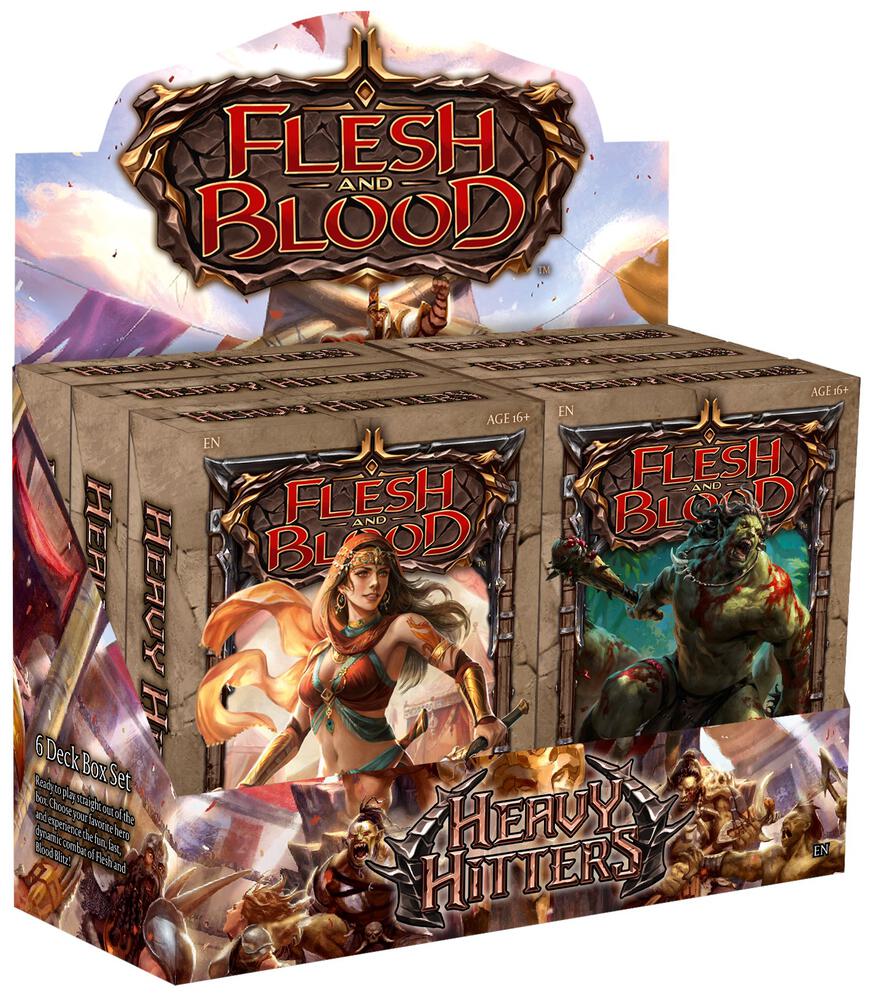 FLESH & BLOOD HEAVY HITTERS BLITZ DECK DISPLAY