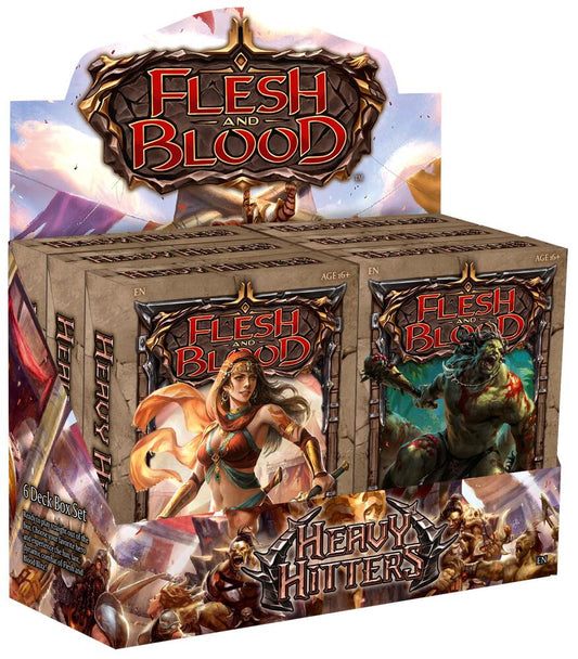 FLESH & BLOOD HEAVY HITTERS BLITZ DECK DISPLAY