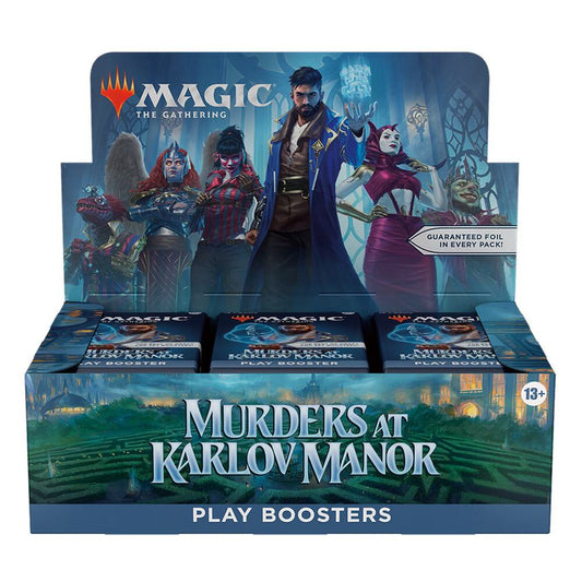 MAGIC THE GATHERING MURDERS AT KARLOV MANOR PLAY BOOSTER DISPLAY